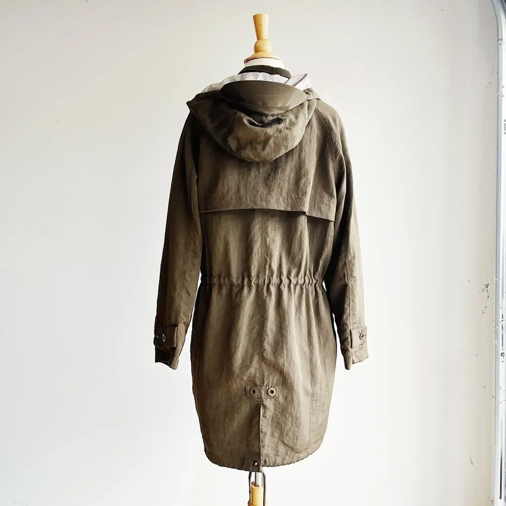 ANORAK Drawstring Water-Resistant Hooded Jacket — Bloomingdale’s Exclusive (L) - Picture 6 of 8
